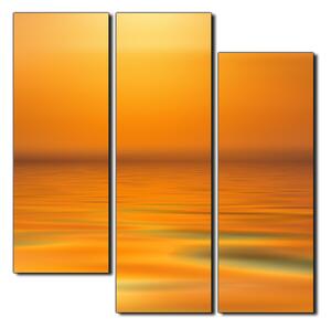 Obraz na plátne - Pokojné more pri západe slnka - štvorec 3280D (75x75 cm)