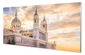 Nástenný panel  Španielsko Cathedral pri západe slnka 100x50 cm