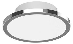 Lightme stropné LED svetlo Aqua Ø 14,7 cm chróm