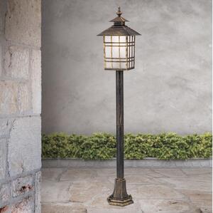 Orion AL 11-1117/1 - Vonkajšia lampa KIKO 1xE27/11W/230V IP44 bronz/patina