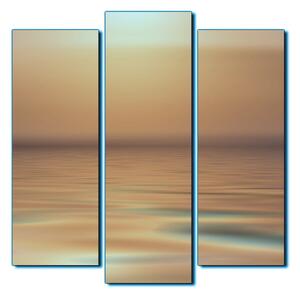Obraz na plátne - Pokojné more pri západe slnka - štvorec 3280FC (75x75 cm)