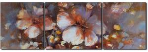 Obraz na plátne - Kvet mandlí, reprodukcia ručnej maľby - panoráma 5273C (150x50 cm)
