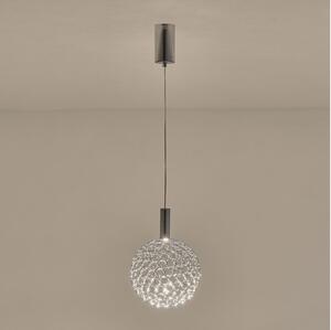 LED Luster na lanku PERFORATO LED/6,3W/230V 3000K lesklý chróm pr. 20 cm