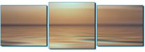 Obraz na plátne - Pokojné more pri západe slnka - panoráma 5280FD (120x40 cm)