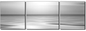 Obraz na plátne - Pokojné more pri západe slnka - panoráma 5280QC (150x50 cm)