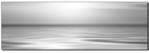 Obraz na plátne - Pokojné more pri západe slnka - panoráma 5280QA (105x35 cm)