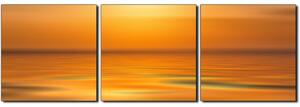 Obraz na plátne - Pokojné more pri západe slnka - panoráma 5280B (90x30 cm)
