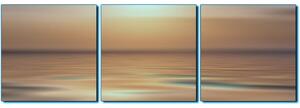 Obraz na plátne - Pokojné more pri západe slnka - panoráma 5280FB (150x50 cm)