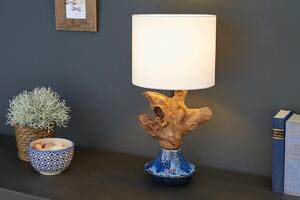 Dizajnová stolná lampa Sloane, 50 cm orech