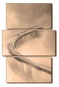 Obraz na plátne - Most v hmle - obdĺžnik 7275FC (120x80 cm)