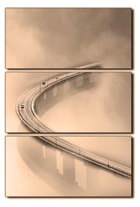Obraz na plátne - Most v hmle - obdĺžnik 7275FB (120x80 cm)