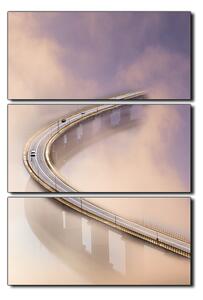 Obraz na plátne - Most v hmle - obdĺžnik 7275B (120x80 cm)
