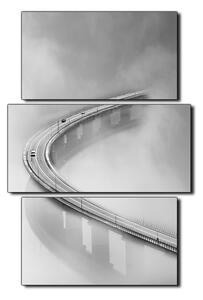 Obraz na plátne - Most v hmle - obdĺžnik 7275QC (90x60 cm)