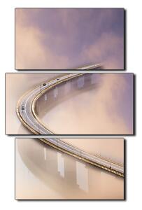 Obraz na plátne - Most v hmle - obdĺžnik 7275C (90x60 cm)