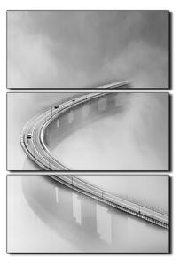 Obraz na plátne - Most v hmle - obdĺžnik 7275QB (120x80 cm)
