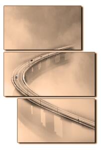 Obraz na plátne - Most v hmle - obdĺžnik 7275FD (120x80 cm)