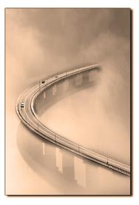 Obraz na plátne - Most v hmle - obdĺžnik 7275FA (60x40 cm)