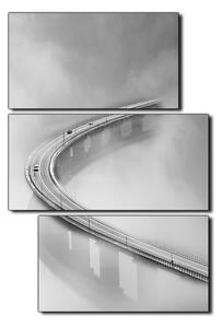 Obraz na plátne - Most v hmle - obdĺžnik 7275QD (90x60 cm)