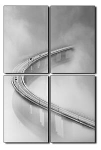 Obraz na plátne - Most v hmle - obdĺžnik 7275QE (90x60 cm)