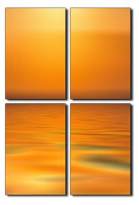 Obraz na plátne - Pokojné more pri západe slnka - obdĺžnik 7280E (90x60 cm)