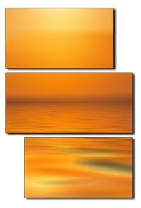 Obraz na plátne - Pokojné more pri západe slnka - obdĺžnik 7280D (90x60 cm)