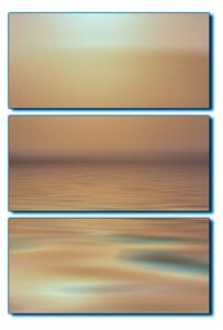 Obraz na plátne - Pokojné more pri západe slnka - obdĺžnik 7280FB (90x60 cm )