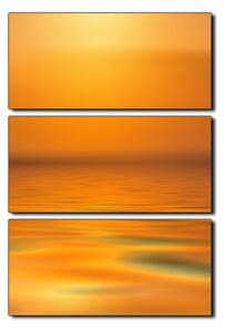 Obraz na plátne - Pokojné more pri západe slnka - obdĺžnik 7280B (120x80 cm)