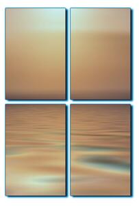 Obraz na plátne - Pokojné more pri západe slnka - obdĺžnik 7280FE (120x80 cm)