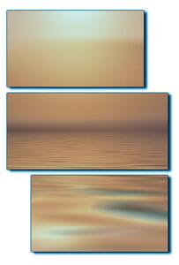Obraz na plátne - Pokojné more pri západe slnka - obdĺžnik 7280FD (90x60 cm)