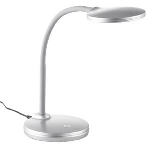 GLOBO 52290102 CARMEN stolové svietidlo LED 4,6W 300lm 3000K strieborná, adapter incl., 3StepDIM
