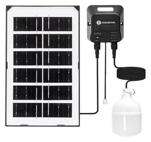 Aigostar - LED Solárny luster LED/35W/12V 3000 mAh 6500K pr. 10 cm