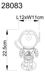 GLOBO 28083 COSMO dekoračné osvetlenie LED 4,5W RGB strieborná, USB Cable incl