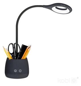 LED Stm. flexi. nabíjacia stolná lampa LUSIA LED/5W/5V 3000/4000K 1200 mAh čierna