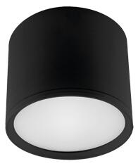 Strühm Stropné bodové prisadené svietidlo ROLEN LED 3W BLACK Neutral White 17123