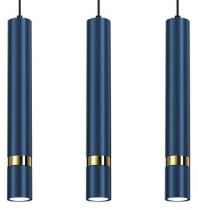 Brilagi - Luster na lanku POKER 3xGU10/25W/230V modrá