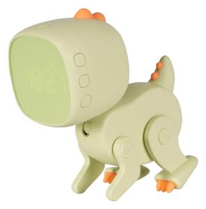 LED Stmievateľná detská nočná lampička s budíkom ROBOT LED/1W/5V 1200 mAh