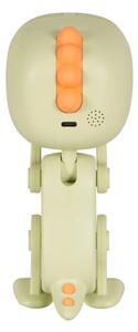 LED Stmievateľná detská nočná lampička s budíkom ROBOT LED/1W/5V 1200 mAh
