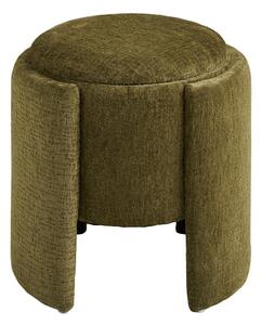 Khaki ženilkový taburet Walsdorf – House Nordic