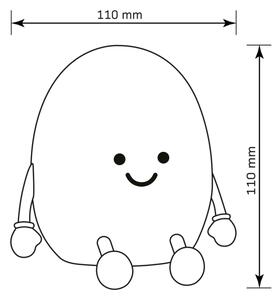LED RGBW Stmievateľná detská dotyková lampa POTATO LED/2W/5V USB 1200 mAh