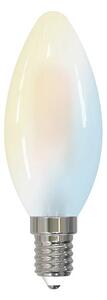 Žiarovka 4,2W Smart LED C35 ZigBee/Tuya/Philips Hue Matt E14 - Luumr