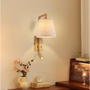 Brilagi - LED Nástenná lampa RAYA 1xE14/40W/230V + LED/3W ľan/béžová