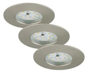 Briloner - SADA 3x LED kúpeľňové podhľadové svietidlo LED/5,5W/230V IP44