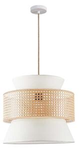 Luster na lanku GRENADA 1xE27/20W/230V pr. 40 cm béžová