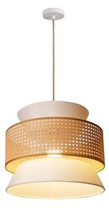 Luster na lanku GRENADA 1xE27/20W/230V pr. 40 cm béžová
