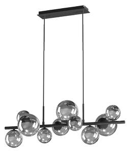 ONLI - Luster na lanku PALOMA 10xG9/3W/230V čierna/dymová