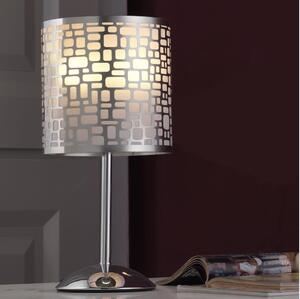 ONLI - Stolná lampa BRUCE 1xE27/15W/230V 40 cm matný chróm
