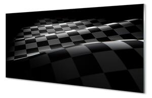 Nástenný panel  checker vlajky 100x50 cm