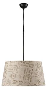ONLI - Luster na lanku MAIDA 1xE27/15W/230V pr. 50 cm hnedá