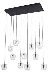 LED závesné svietidlo 3900 lm 3000K čierno zlaté Zuma Line NELSON MD2291-11B-3BGT