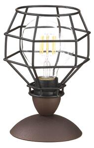 ONLI - Stolná lampa SPIDER 1xE27/15W/230V 23 cm čierna/hnedá